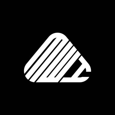 MWI harf logosu tasarımı vektör grafik, MWI basit ve modern logo.