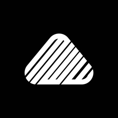 MWW harf logosu tasarımı vektör grafik, MWW basit ve modern logo.