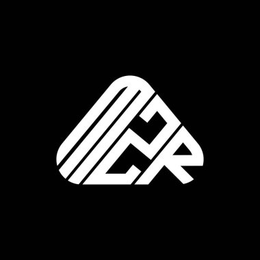 MZR harf logosu tasarımı vektör grafik, MZR basit ve modern logo.