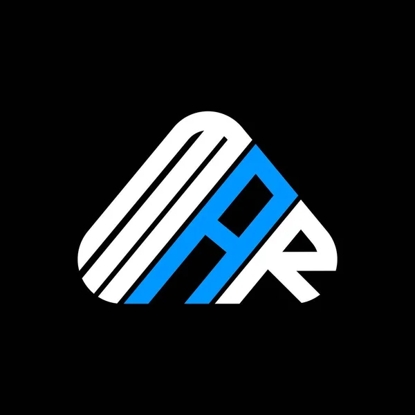 Креативный Дизайн Логотипа Mar Векторной Графикой Простой Современный Логотип Mar — стоковый вектор