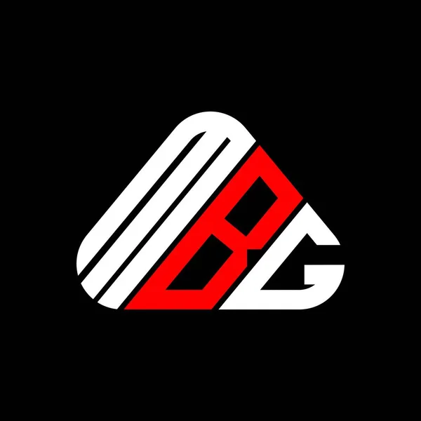 Mbg Brief Logo Kreatives Design Mit Vektorgrafik Mbg Einfaches Und — Stockvektor