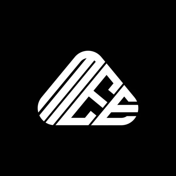 Mee Буква Логотип Творческий Дизайн Векторной Графикой Mee Простой Современный — стоковый вектор