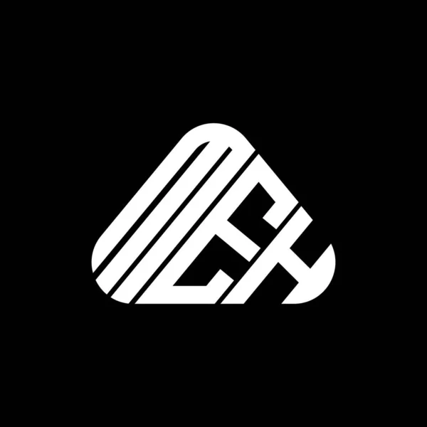 Meh Letter Logo Creatief Design Met Vector Grafisch Meh Eenvoudig — Stockvector