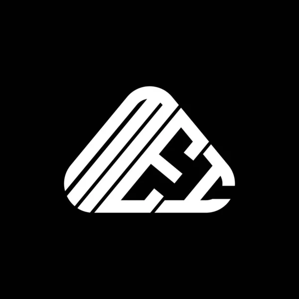 Mei Letter Logo Kreatives Design Mit Vektorgrafik Mei Einfaches Und — Stockvektor