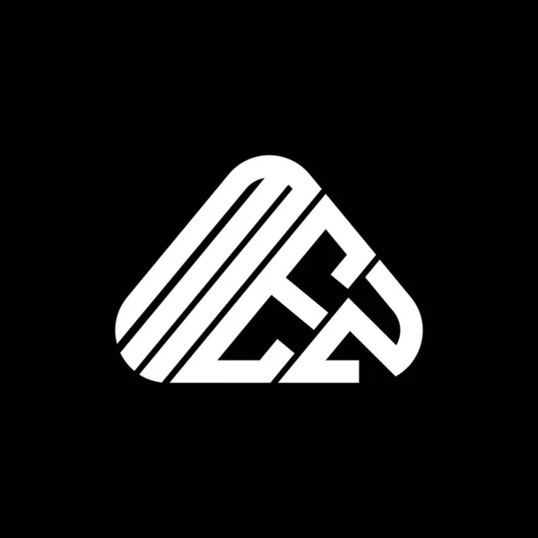 Mez Logo Creatief Design Met Vector Grafisch Mez Eenvoudig Modern — Stockvector