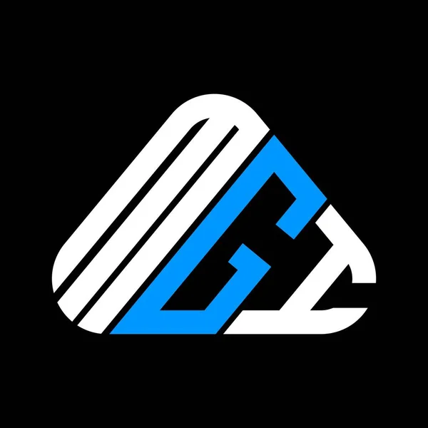 Mgi Harf Logosu Tasarımı Vektör Grafik Mgi Basit Modern Logo — Stok Vektör