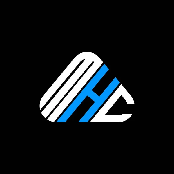 Mhc Harf Logosu Tasarımı Vektör Grafik Mhc Basit Modern Logo — Stok Vektör