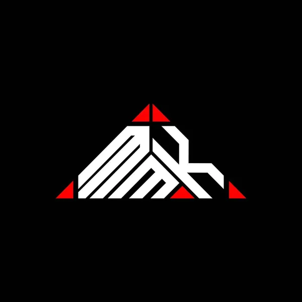 Logo Literowe Mmk Kreatywny Design Grafiką Wektorową Mmk Proste Nowoczesne — Wektor stockowy