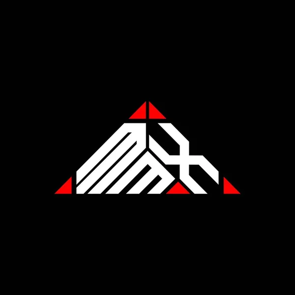 Mmx Harfli Yaratıcı Logo Tasarımı Vektör Grafik Mmx Basit Modern — Stok Vektör