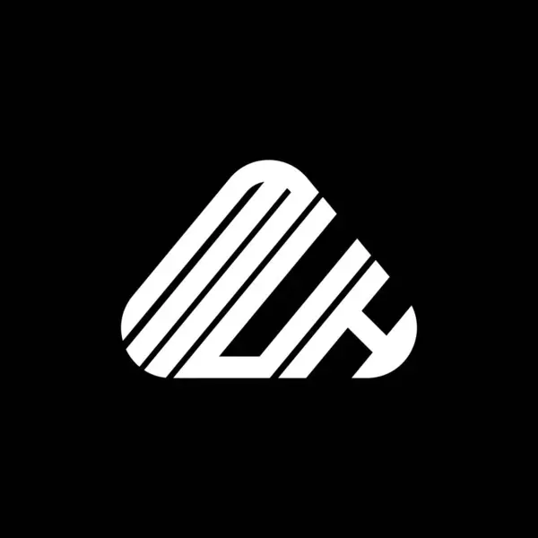Muh Letter Logo Creative Design Vector Graphic Muh Simple Modern — Stock Vector