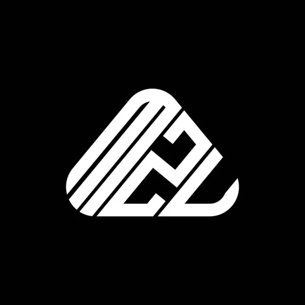 Mzu Λογότυπο Δημιουργική Σχεδίαση Vector Graphic Mzu Απλό Και Μοντέρνο — Διανυσματικό Αρχείο