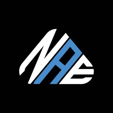 NAE harf logosu tasarımı vektör grafik, NAE basit ve modern logo.