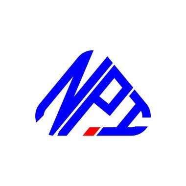 NPI harfi logo yaratıcı tasarımı vektör grafik, NPI basit ve modern logo.