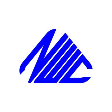 NWC harf logosu yaratıcı tasarımı vektör grafik, NWC basit ve modern logo.