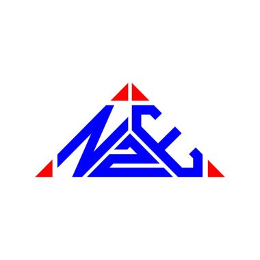 NZE harf logosu yaratıcı tasarımı vektör grafiği, NZE basit ve modern logo.