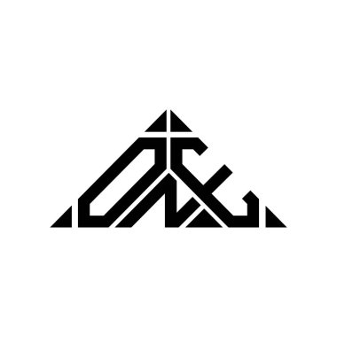 Tek harfli yaratıcı logo, vektör grafik, One basit ve modern logo.