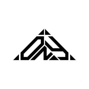 ONY harf logosu yaratıcı tasarımı vektör grafik, ONY basit ve modern logo.