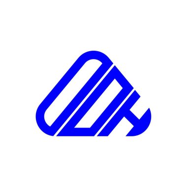 OOH harf logosu yaratıcı tasarım vektör grafik, OOH basit ve modern logo.