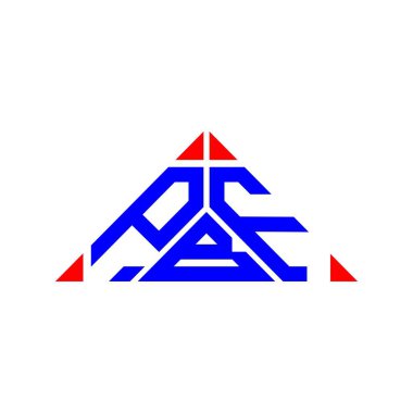 PBF harf logosu yaratıcı tasarım vektör grafik, PBF basit ve modern logo.