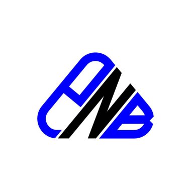 PNB harfi logo yaratıcı tasarımı vektör grafik, PNB basit ve modern logo.
