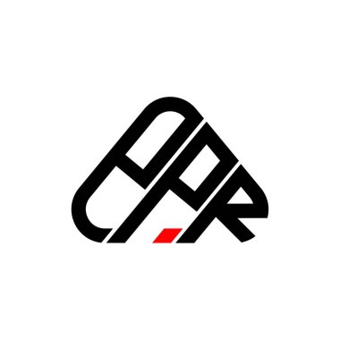 P P R harfi logo yaratıcı tasarım vektör grafik, P R basit ve modern logo.