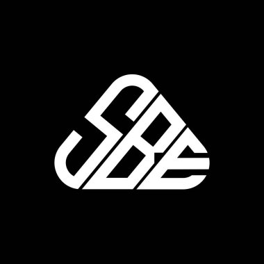 SBE harfi logo yaratıcı tasarımı vektör grafik, SBE basit ve modern logo.