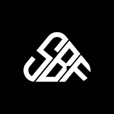SBF harf logosu yaratıcı tasarım vektör grafik, SBF basit ve modern logo.