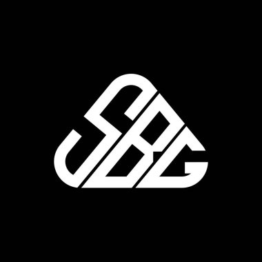 SBG harf logosu yaratıcı tasarım vektör grafik, SBG basit ve modern logo.