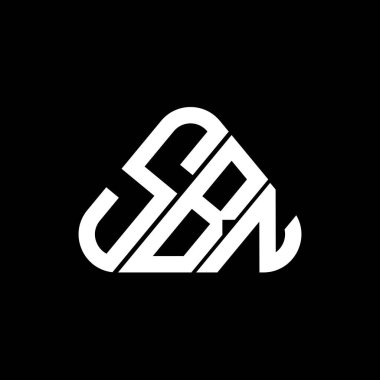 SBN harf logosu yaratıcı tasarım vektör grafik, SBN basit ve modern logo.