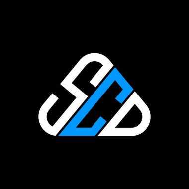 SCD harfli yaratıcı logo tasarımı vektör grafik, SCD basit ve modern logo.