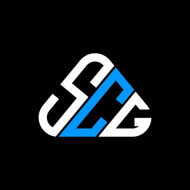 SCG harfi logo yaratıcı tasarımı vektör grafik, SCG basit ve modern logo.
