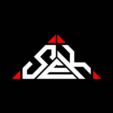 SEK harfi logo yaratıcı tasarımı vektör grafik, SEK basit ve modern logo.