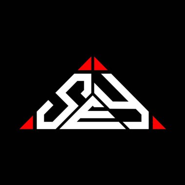 SEY harf logosu tasarımı vektör grafik, SEY basit ve modern logo.