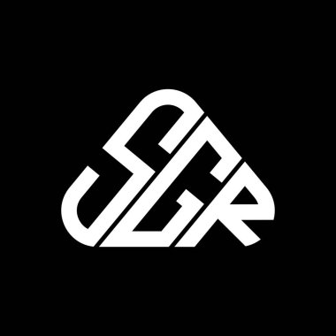 SGR harf logosu yaratıcı tasarım vektör grafik, SGR basit ve modern logo.