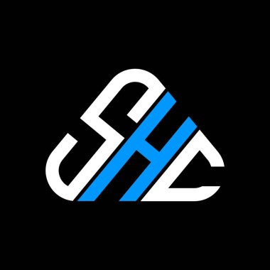 SHC harf logosu tasarımı vektör grafik, SHC basit ve modern logo.