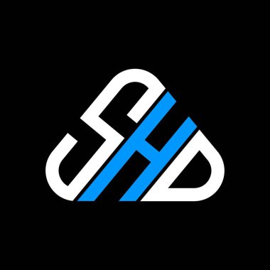 SHD harf logosu tasarımı vektör grafik, SHD basit ve modern logo.