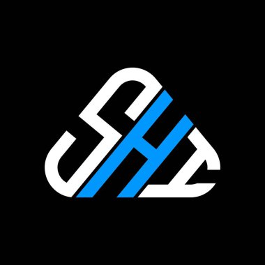 SHI harf logosu tasarımı vektör grafik, SHI basit ve modern logo.
