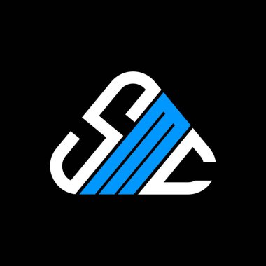 SMC harf logosu yaratıcı tasarımı vektör grafik, SMC basit ve modern logo.
