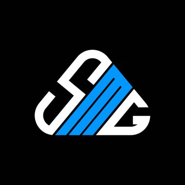 SMG harf logosu tasarımı vektör grafik, SMG basit ve modern logo.