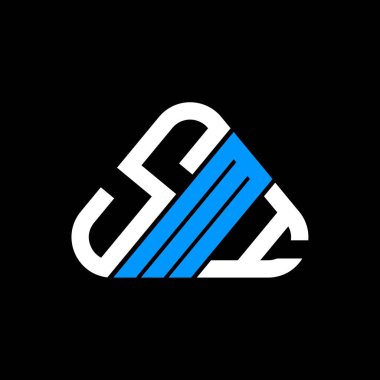 SMI harfi logo yaratıcı tasarımı vektör grafik, SMI basit ve modern logo.