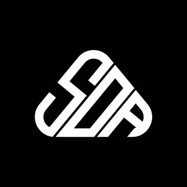 SOA harf logosu tasarımı vektör grafik, SOA basit ve modern logo.