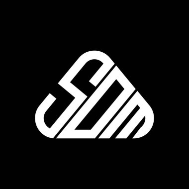 SOM harfi logo yaratıcı tasarımı vektör grafik, SOM basit ve modern logo.
