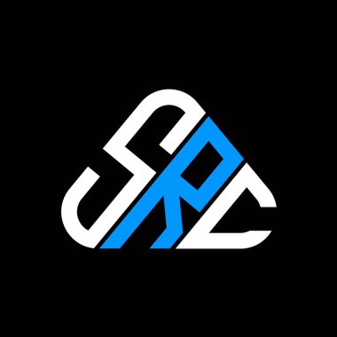 SRC harf logosu yaratıcı tasarımı vektör grafik, SRC basit ve modern logo.