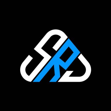 SRJ harf logosu yaratıcı tasarımı vektör grafik, SRJ basit ve modern logo.