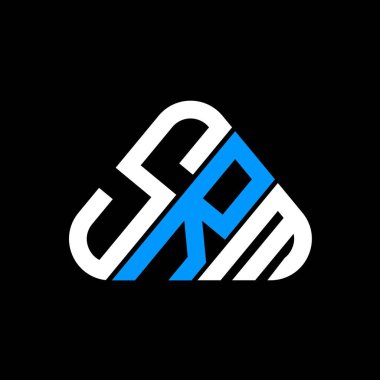 SRM harf logosu tasarımı vektör grafik, SRM basit ve modern logo.