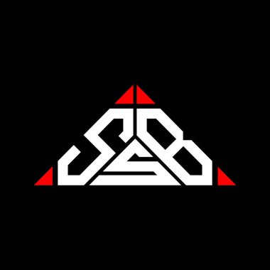 SSB harf logosu tasarımı vektör grafik, SSB basit ve modern logo.