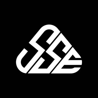 SSE harfi logo yaratıcı tasarımı vektör grafik, SSE basit ve modern logo.