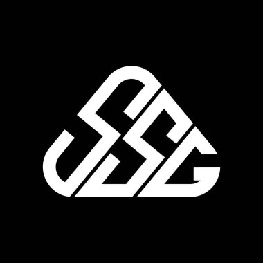 SSG harf logosu yaratıcı tasarımı vektör grafik, SSG basit ve modern logo.