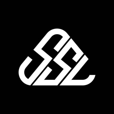 SSL harf logosu tasarımı vektör grafik, SSL basit ve modern logo.