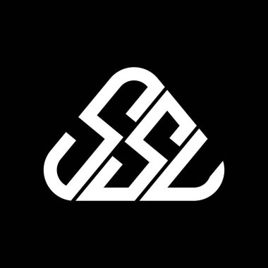SSU harf logosu tasarımı vektör grafik, SSU basit ve modern logo.